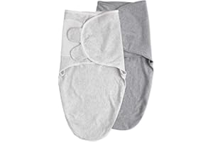 Soarwg Kids Baby Swaddle Blanket Wraps for 0-3 Months, Oeko-tex100, Adjustable Newborn Swaddle Set for Baby Boy and Girl, Breathable Cotton Fabric Baby Essentials, 2 Pack