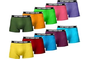 Lot De 12 Boxers Pour Homme - Coton Confortable, Taille Élastique | Tailles S à 5XL, Couleurs Assorties
