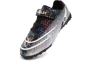 YHLLZY Kids Boys Football Boots Astro Turf Trainers Girls Soccer Athletics Training Shoes Teenager Outdoor Sport Shoes Sneakers for Unisex Kids