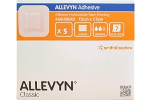 MEDISALE Allevyn Adhesive Dressings 7.5cm x 7.5 cm Pack of 5