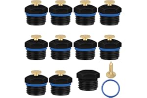 CANIPHA 10Pcs Atomizing Sprinkler Head, Sprinklers for Yard 1/2 Inch Sprinkler Agriculture Sprinkler System 360 Rotation Mister Nozzles, Water Sprinkler for Lawn Misting Nozzles Garden Misting Sprinkler