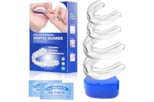 WIMONY 4PCS Mouth Guard for Sleeping,Teeth Grinding Night Guard,Night Guard Teeth Grinding Adult,Reusable Teeth Grinding Guard,Suitable for Adults and Kids
