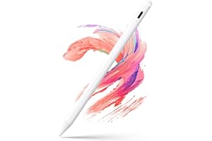 Stift für iPad (2018-2025), Ultraleicht Pencil für Apple mit Handflächenerkennung und hoher Präzision, mit Apple iPad 6.–10./A16.Generation, Pro 11"/12,9"/13", Air 3/4/5/M2/M3, Mini 5/6(WH1)