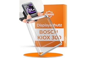 Osłona ochronna Wheeloo kompatybilna z Bosch Kiox 300 I Ochrona wyświetlacza roweru elektrycznego I Przezroczysta i wodoodporna I Akcesoria ochronne do wyświetlacza roweru elektrycznego
