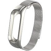 Microsonic Xiaomi Mi Band 5 i&ccedil;in Kordon Milanese Loop G&uuml;m&uuml;ş [Mi Band 5 ile Uyumlu Kordon - G&uuml;m&uuml;ş]