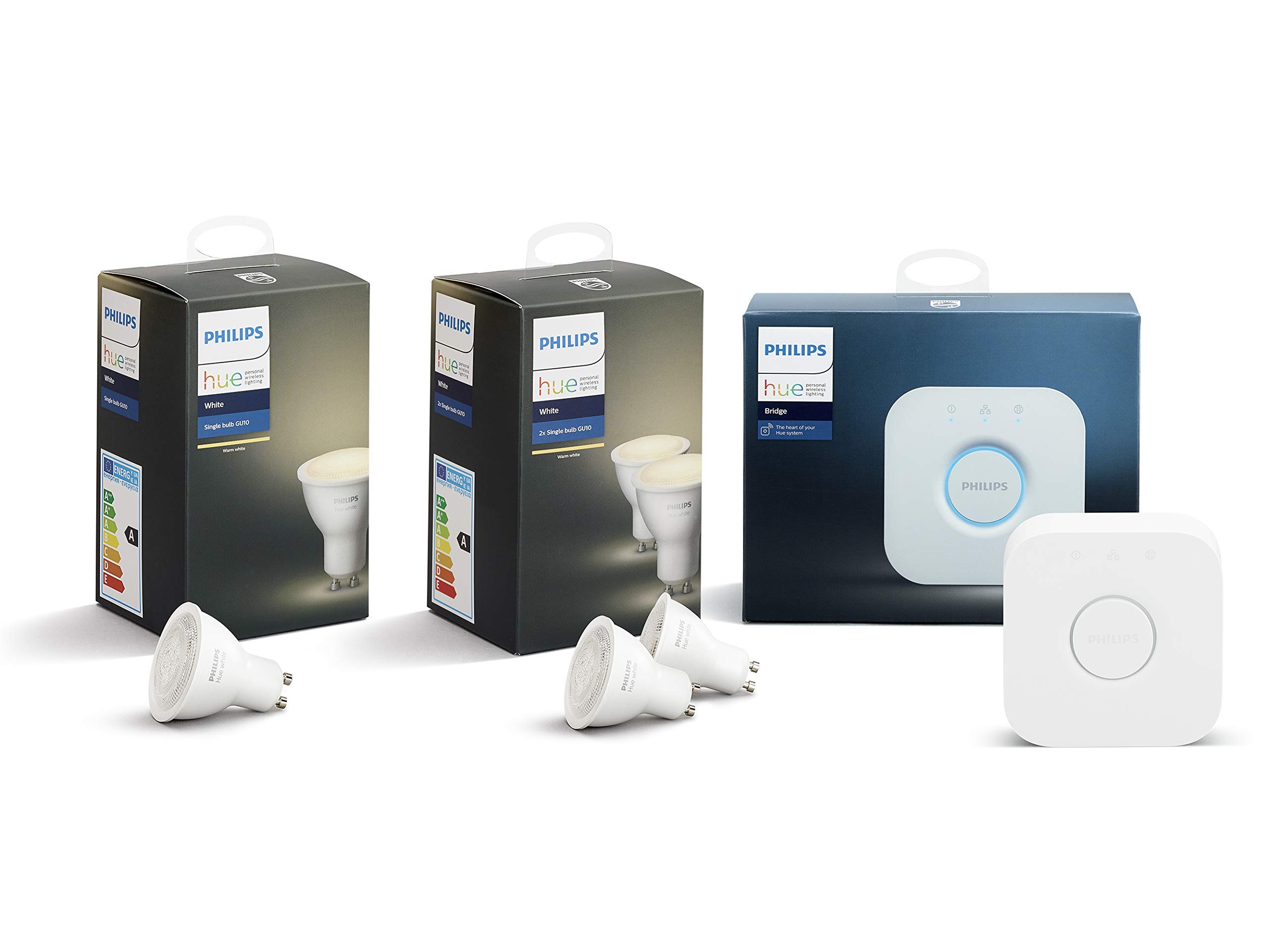 Philips Hue ampoule connectée White GU10 5,5 W HomeKit Maison