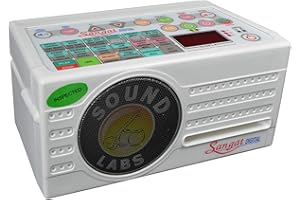 FASHERATI Sound Labs Electronic Tanpura & Tabla Set, 5 Instruments, 107 Thekas & 24 Taals, Individual Volume Control, Neodymium Speaker, Multicolor