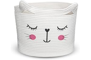 Bigepige Cesto Ropa Sucia, Cesto Juguetes Infantil, Cesta Organizadora Bebe Almacenaje Juguetes Organizador Baño Gatos Decoracion Habitacion