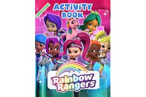 Rainbow Rangers Activity Book: Vivid Character Designs For Relaxation And Stimulating Creativity