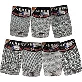 Seher Yıldızı Karışık 6'lı Paket Erkek Boxer &Ccedil;ok Renkli XL Beden