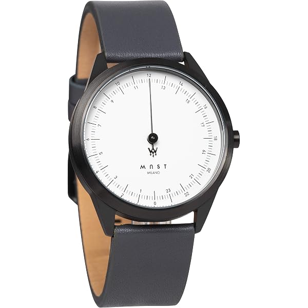 Montre Svalbard NOONDAY - Acier Noir Et Cuir - Mouvement Quartz Suisse 24H - Neuf Avec étiquettes