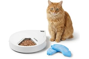 Cat Mate C500 Automatisk husdjursmatare, Vit, upp till 5 matportioner
