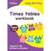 Times Tables Workbook Ages 7-11: New Edition (Collins Easy Learning KS2)