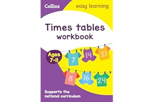 Times Tables Workbook Ages 7-11: Ideal for home learning (Collins Easy Learning KS2)