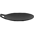 DYNAMIC COOKWARES Naturally Nonstick Even matt Finish Cast Iron Roti Tawa, Go's Good for Cooking on Gas | 9.5 Inch/24 cm | 100% Pure & Toxin-Free, Premium Pre-Seasoned Cast Iron Paratha/Chapati Tawa