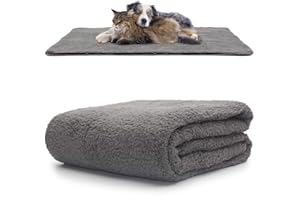 Snug Rug Couvertures pour animaux – Couverture Sherpa en polaire douce et chaude pour chiens et chats – Couvre-lit lavable pour canapé, siège de voiture, lit