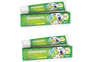 DMG SELECT Odomos Naturals Non-Sticky Mosquito Repellent Cream | Aloevera + Citronella | Pack of 2 | 100g Each