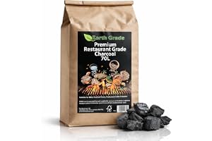 Premium Restaurangkvalitets Träkol 70L – Långvarig Lumpwood | Snabbtändning, Låg Askhalt, Hög Värmeeffekt | Kompatibla med BBQ, Grill, Rökare & Kamado