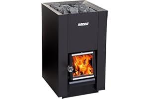 Harvia Linear 18 Compact Sauna Holzofen 14,3 kW Saunaofen Holz BImSchV Stufe 2