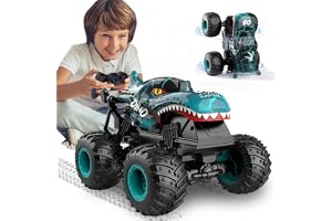 Remote Control Monster Car, 2.4GHz All Terrain Remote Control Monster Truck, سيارات اطفال, Dinosaur Monster Car, Spray Music Monster Truck for Boys 4-7 8-12 and Girls Birthday Gift For Boys and Girls