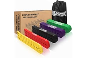 POWER GUIDANCE Bande di Resistenza, Pull Up Bande, Resistenza Band, Fascia per Esercizi per Stretching Del Corpo, Powerlifting, Allenamento Della Resistenza - Unità Singola