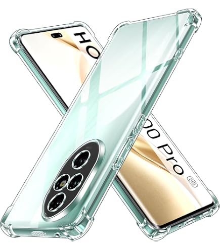 Silverback Handyhülle Für Honor 200 Pro – Mit 360° Ringständer, Transparent, Stoßfestes TPU