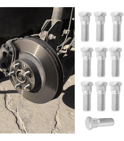 20 Écrous à Crampons White Knight M12x1.50 - Extrémité Fermée Chromée - Pour Roues 5 Pattes