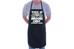 Print4U Awesome Chef Funny BBQ Cooking Novelty Apron