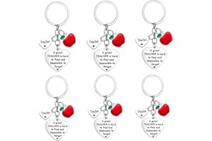 Nfyxcaz 6 PCS Teacher Gift for Women Thank You Gifts for Teacher Graduation Gifts Teachers Day Teacher Christmas Birthday Gifts Teacher Leaving Gifts