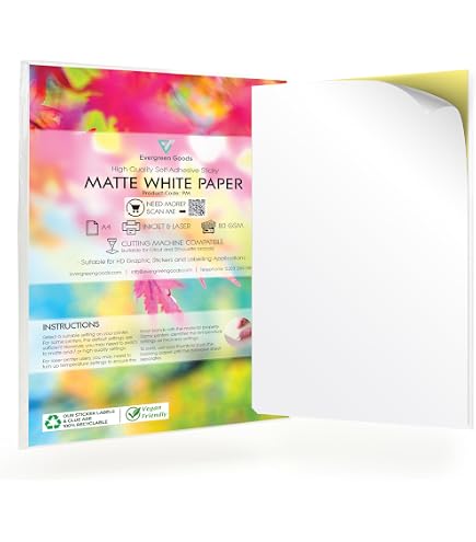 Evergreen Goods Lot De 10 Feuilles A4 Autocollantes Orange Fluo Impression Laser[u4194 Evergreen Goods Lot De 10 Feuilles A4 Autocollantes Orange Fluo Impression Laser[u4194