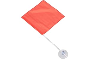 Seachoice Nylon Skier Down Flag w/Suction Cup, 24 in. Pole, Conforms to State Laws in AZ, CA, CO, ID, MO, NE, NM, OR, TX, UT and WA