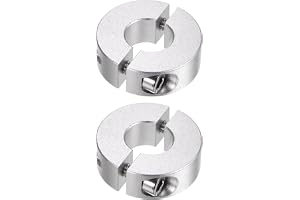 QUARKZMAN 2 st dubbel kolumn axel krage för 15 mm axel set skruv klämkrage 35 mm AD 12 mm bredd för plugg positionshållare ku