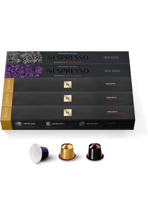 Nespresso Arpeggio Decaffeinato Coffee Capsules, 5 X 40 G - View #2