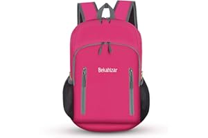 Bekahizar 20L Zaino pieghevole, ultra leggero impermeabile piccolo zaino da viaggio per donna uomin bambini campeggio trekking viaggi sport
