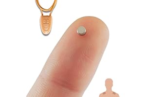 PingaOculto Oreillette Espion Bluetooth Ecouteur Mini Invisible Examen Nano Caché pour Telephone Microphone et Bandes Adhésives - Casque sans Fil Discrete Ecoute à Distance (Oreillette Espion Nano V4)