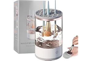 DAWRIS Electric Makeup Brush Cleaner and Dryer Machine - Automatic Set for Most Size Brushes - for Women