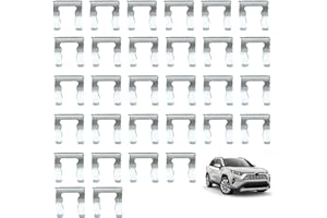 Fokroin 30 Stück Auto Bremsschlauch Klemmen, Bremsleitungsclips Metall, Bremsleitungshalter Metall, U-förmige Bremsschlauchhalterung, Bremsleitung Halter, für Autos LKW Fahrzeugteile