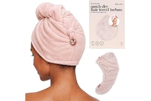 Kitsch mikrofiber hår handduk wrap för kvinnor – rodna | Ultraabsorberande mikrofiberbadhandduk för vått, lockigt, långt elle