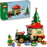 LEGO Noel Baba&rsquo;nın Dağıtım Kamyonu 40746 &ndash; 8 Yaş ve &Uuml;zeri &Ccedil;ocuklar i&ccedil;in Yılbaşı Hediyeleri, Elf Minifig&uuml;r&uuml; ve Aracın &Uuml;st&uuml;ne T