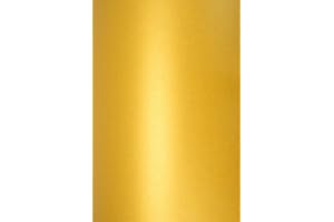 Netuno 10x cartón nacarado color dorado DIN A4 210x297mm 290g Cocktail Mai Tai papel con efecto perla de doble cara ideal para tarjetas invitaciones manualidades scrapbooking Navidad bricolaje boda