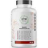 CYB 360 Power Magnesium - 400 mg di Magnesio Puro ad Alto Dosaggio - Vegano - 1 x 365 Compresse