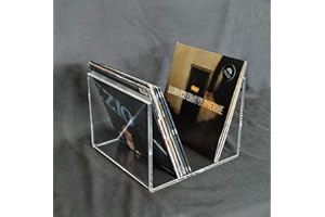 Cavinato acrylics Portadischi vinili in plexiglass trasparente extralarge