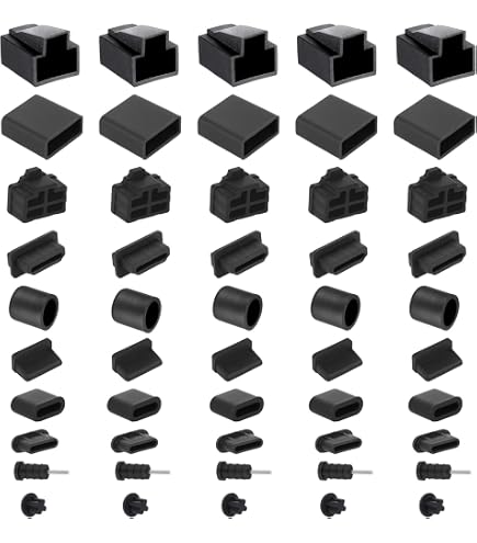 Copertura antipolvere per cavo di tipo C trasparente in silicone