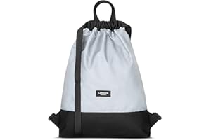 LARKSON Zaino Donna Uomo - No 7 - Sacca da Palestra - Borsa Sportiva Piccola Versatile con Tasca Interna - Materiale Riciclato