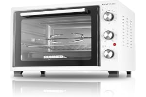 ALSAIF 42L 2000W Electric Oven with timer, S/S Heating Elements, Thermostat, Function Switch And Indicator Light As Basic Features. Rotisserie, White E01112 2 Years warranty