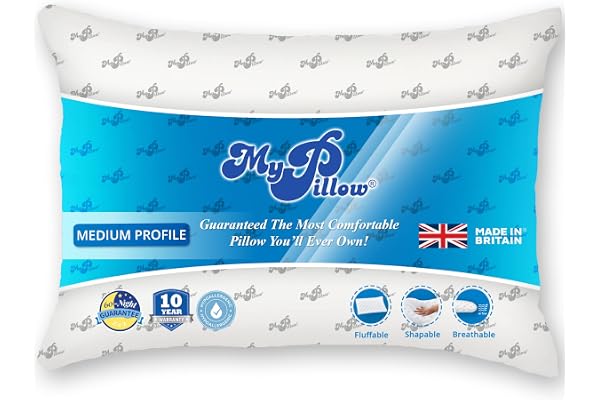 MyPillow Memory Foam-kudde för Sidan-, Rygg- och Framsidessovare