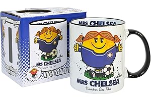 TKWSER Bomblighters Ceramic Mrs Chelsea Football Mug - Merchandise Gift for Fan