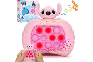 MEIRUIER Pop It Giocattolo elettronico, Quick Push Bolle Gioco Console,Speed Push Game Fidget Toys ,Pop It Fidget Toy, Macchina da gioco per bambini, adatta per alleviare lo stress per bambini e adulti (set-3)