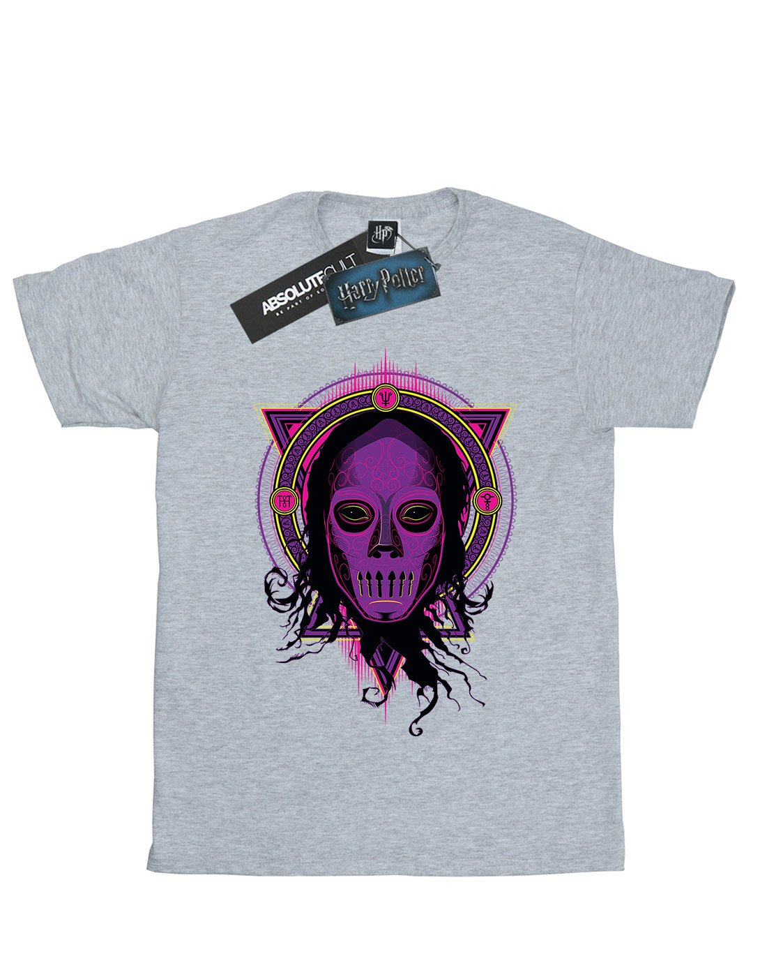 Absolute-Cult-Harry-Potter-Mdchen-Neon-Death-Eater-T-Shirt
