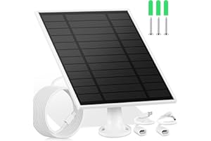 KEPEAK Small Solar Panel for Ring Camera Outdoor